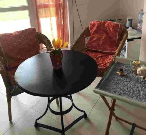 auswandern ungarn - gästezimmer - frühstückstisch